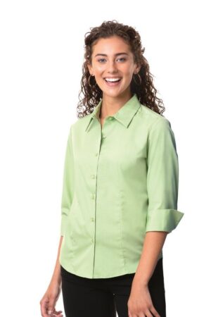 Ladies' 3/4 Sleeve Easy Care Poplin Shirt