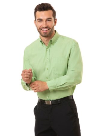 Men's Long Sleeve Easy Care Poplin Shirt