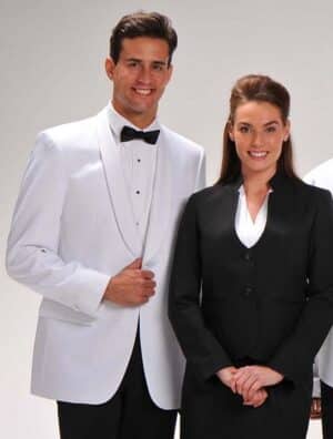 Female Manager Two Button Mandarin Jacket