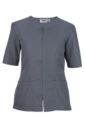 Edwards A-Style Ladies' Short Sleeve Zip Front Tunic