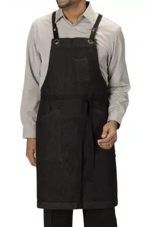 Edwards 3-Pocket Denim Bib Apron