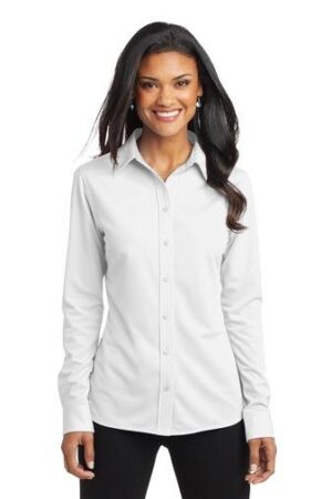 Ladies’ Long Sleeve Knit Shirt
