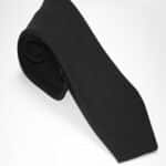 Black Poly/Satin Neck Tie