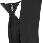 Black Clip-On Tie