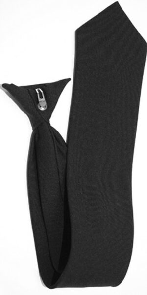Black Clip-On Tie