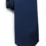 Navy Satin Self-Tie