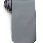 Charcoal Satin Self-Tie