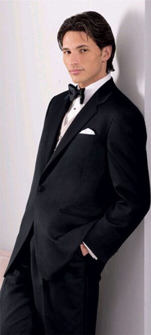 Men's One Button Notch Lapel Tuxedo Jacket