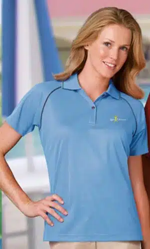 Ladies' Wicking Polo with Contrast Piping