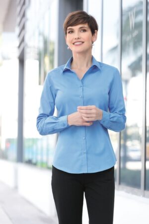 Ladies' Long Sleeve Carefree Poplin Shirt