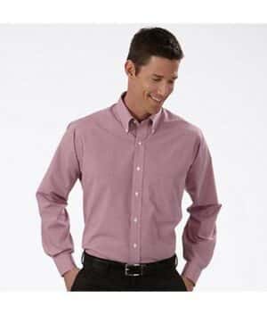Men's Easy Care Long Sleeve Gingham Shirt