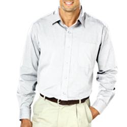 Men’s Long Sleeve Crossweave Dress Shirt