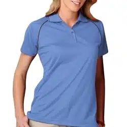 Ladies’ Wicking Polo with Contrast Piping Ladies' Wicking Polo with Contrast Piping