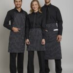 Chalk Stripe Bistro Apron