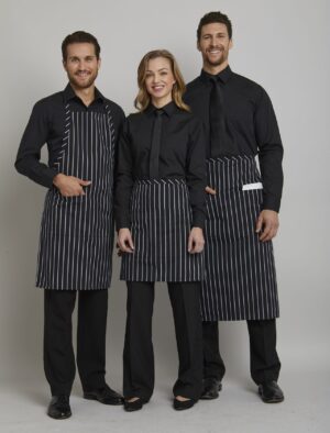 Chalk Stripe Bistro Apron