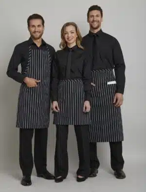 Chalk Stripe Bistro Apron