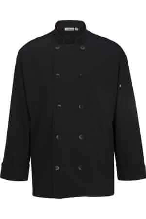 Edwards Unisex 10 Button Long Sleeve Chef Coat with Mesh