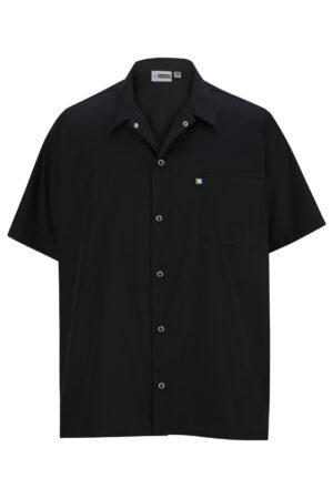 Edwards Unisex Snap Front Short Sleeve Chef Shirt