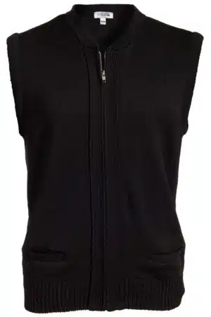 Edwards Unisex Full-Zip Heavyweight Acrylic Sweater Vest