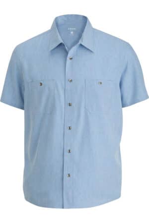 Edwards Men's Melange Ultra-Light Chambray Shirt