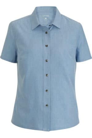 Edwards Ladies' Melange Ultra-Light Chambray Shirt