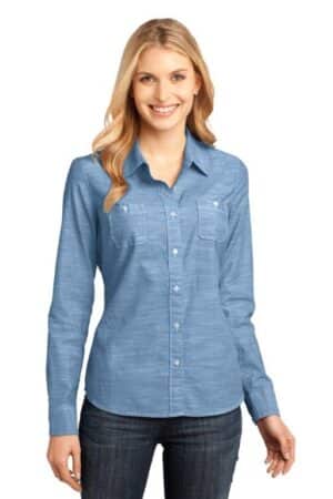 Ladies' Chambray Woven Shirts