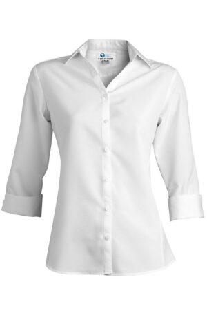 Ladies' 3/4 Sleeve Upscale Batiste Shirt