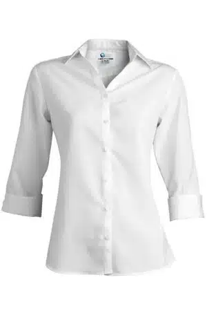 Ladies' 3/4 Sleeve Upscale Batiste Shirt