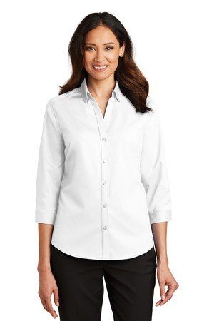 Ladies' 3/4 Sleeve Super Twill Shirt