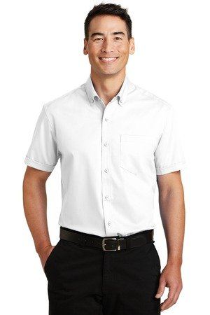 Men's Short Sleeve Super Twill Shirt