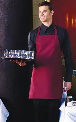Two Patch Pocket Adjustable Bib Apron Two Patch Pocket Adjustable Bib Apron