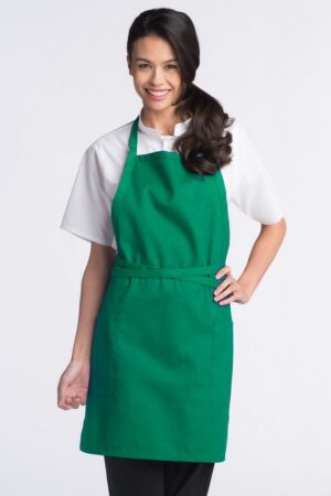 Two Patch Pocket Adjustable Bib Apron