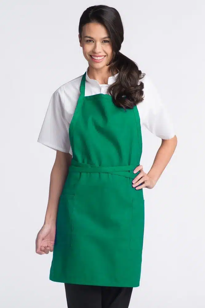 Two Patch Pocket Adjustable Bib Apron Two Patch Pocket Adjustable Bib Apron