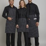 Adjustable Chalkstripe Butcher Apron