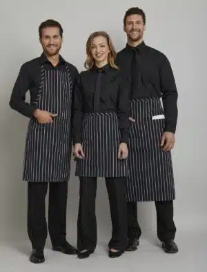 Adjustable Chalkstripe Butcher Apron