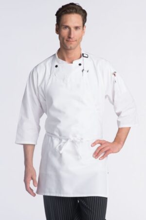 Unisex Long Pocketless Bib Apron