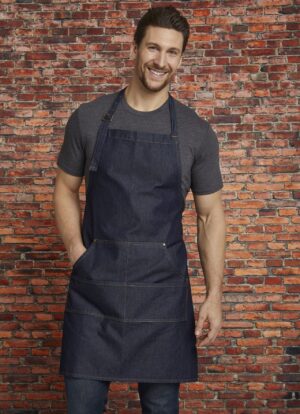 Stitch Denim Bib Apron