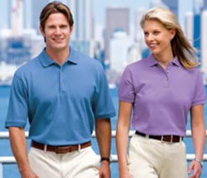 Men's 100% Cotton Short Sleeve Pique Polo Shirt
