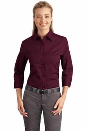 Ladies' 3/4 Sleeve Easy Care Shirt