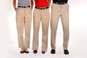 Ladies' Classic Fit Flat Front Chino Pants