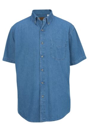 Edwards Men's Short Sleeve Denim Shirt