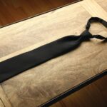 Black Matte Pre-Tied Tie