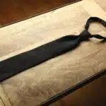 Black Matte Pre-Tied Tie
