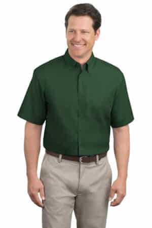 Unisex Short Sleeve Easy Care Shirt Restaurant Uniform