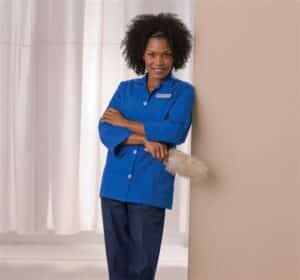Ladies' Button Front Tunic 3/4 Sleeve