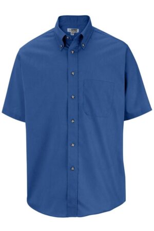 Men's Short Sleeve Casual Poplin Shirt