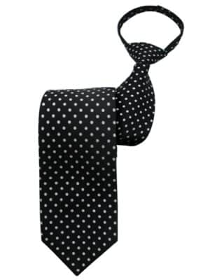 Black & White Dot Tie